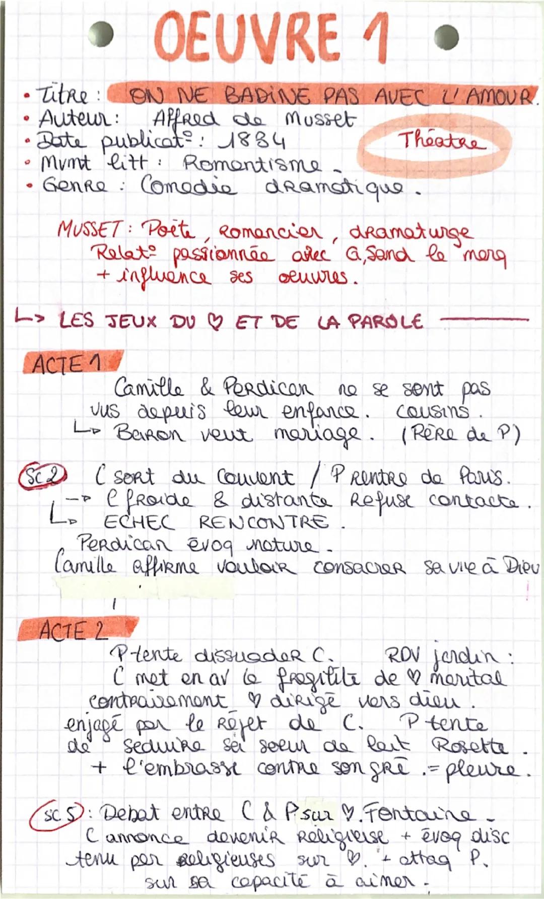 on ne badine pas avec l’amour