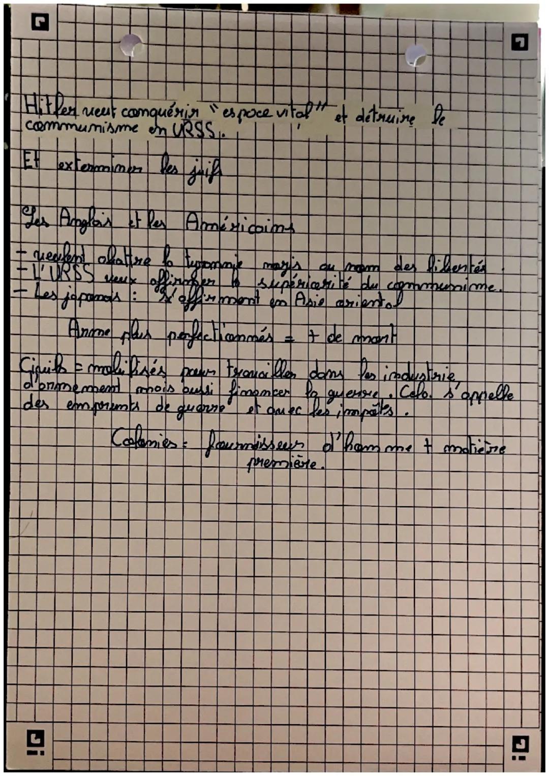 Histoire
Def
Juerre d'améontissement : guerre qui a pour
aut de détruire l'émengis militare comme
civil.
: unité de salact SS qui est
chan
