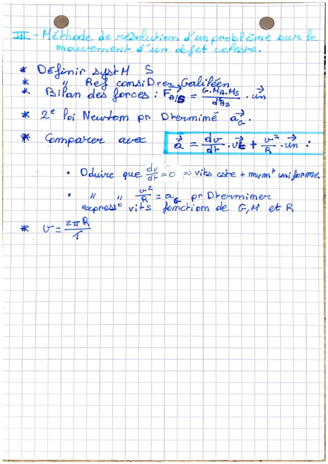 - • Physicqibe Shinice
- chap 5: Mouvements des satellites
- et planètes.
- I- Les pois de kepler
- 1.) Loi des orbites: Ref. heliocentriq