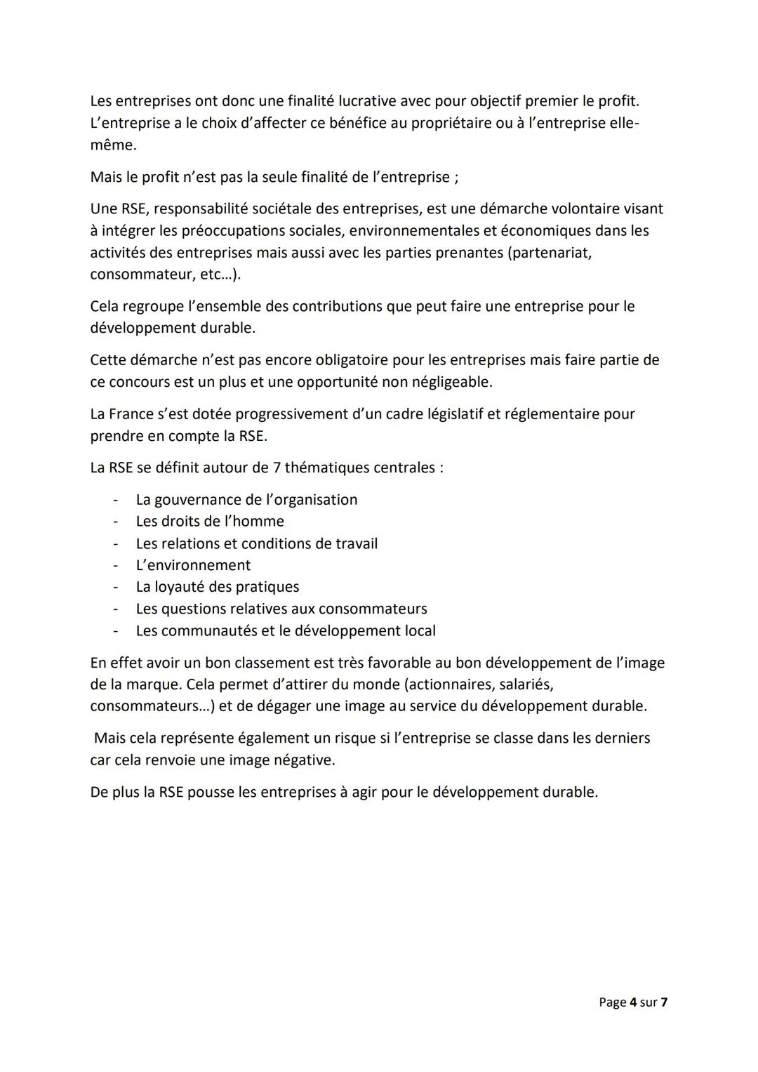 Chapitre 2) Comment appréhender la diversité des organisations
Page 1 sur 7 # 1)- Comment identifier les critères et les spécificités des e