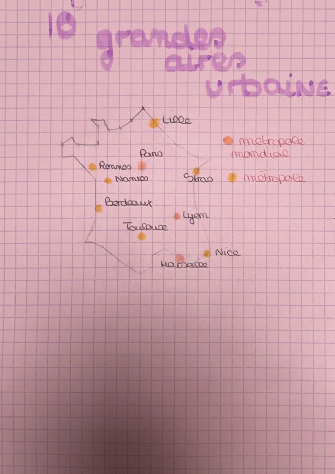 0
Goographica
les airs urbaines franceuses
ca france de + on + urbaine :
En france la populations urbainos et la surface
occupée par l'espac