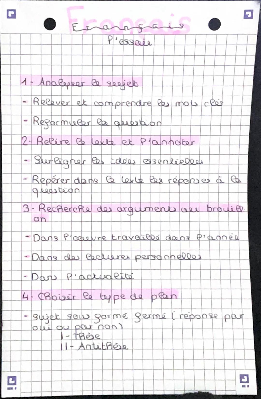 # Français
commentaire
I - étudier le paratexte
L'auteur, l'oeuvre, le mouvement
littéraire = informations pour comprendre
le contexte de l