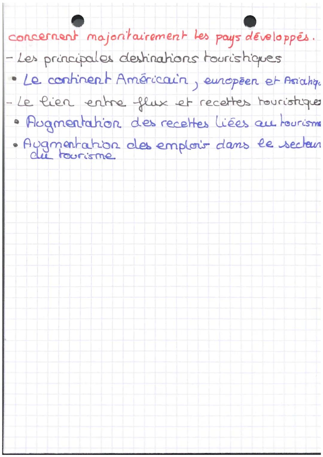 # Le tourisme et
ses espaces
Définitions:
Touriste
international: Un visiteur qui séjourne au moin:
24h dans un autre pays que
le sien pour