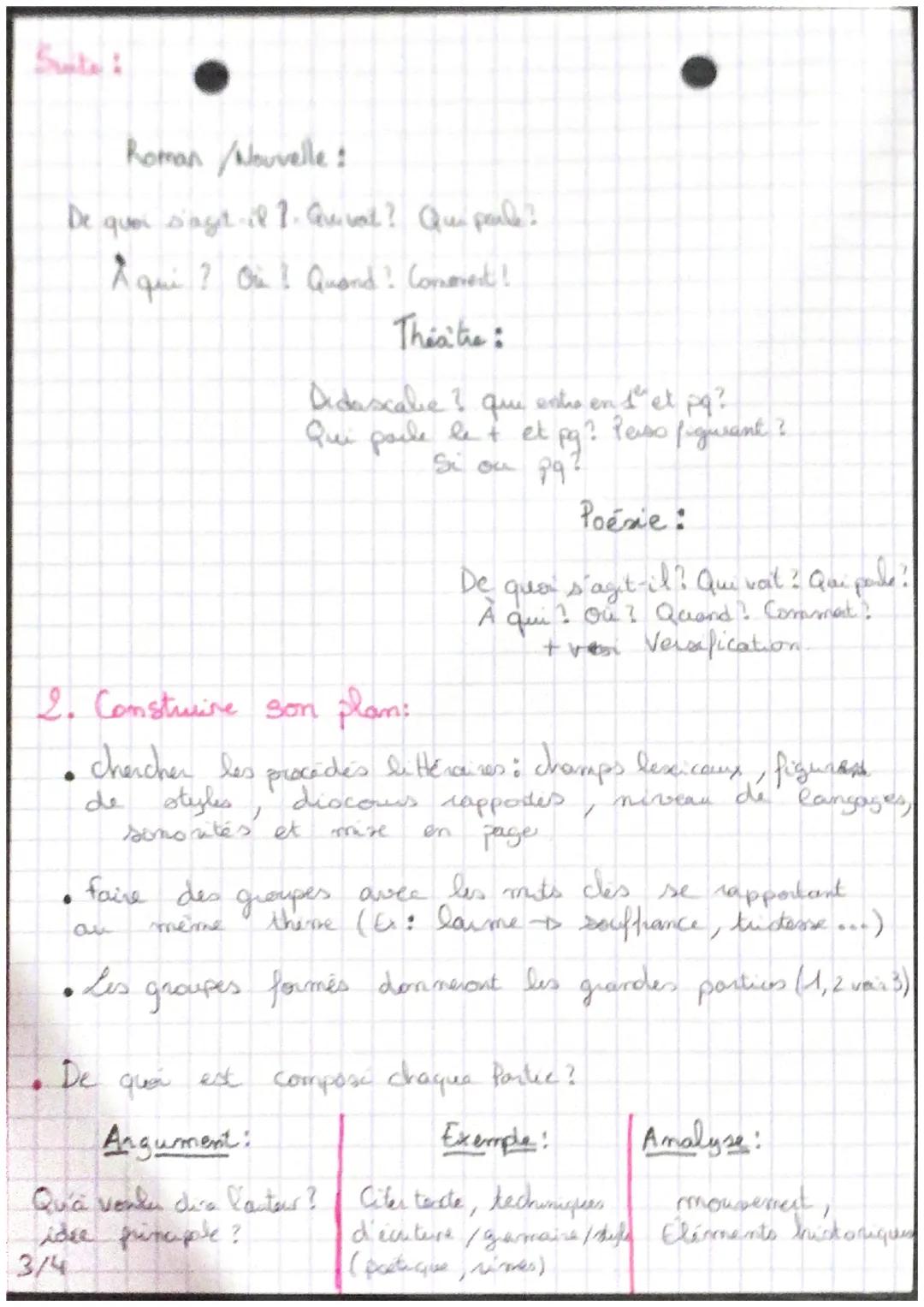 Frangais.
MÉTHODE
POUR FAIRE UN COMENTAIRE DE TEXTE
Introduction:
•Presentation du texte et de l'autour: siecle
nom, titre de l'oeuvre, g