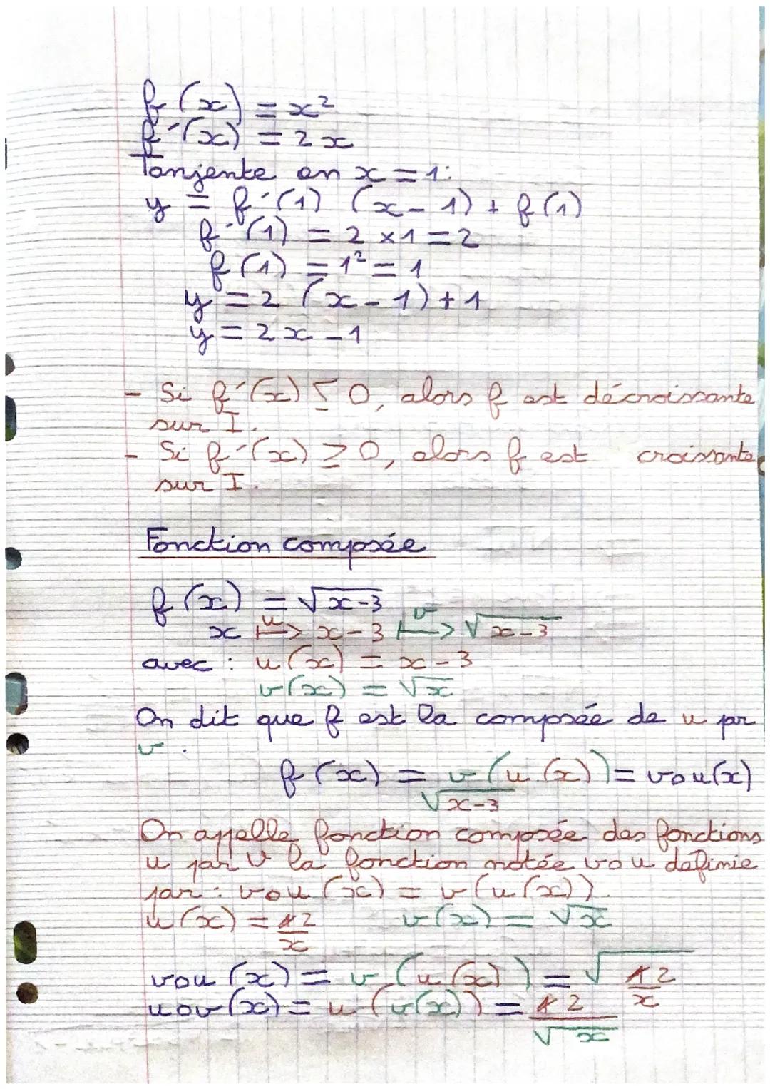 i
mathématiques révisions terminale
Dérivation
Ravels
a, a ER
Fonctio
ax, a ER
x²
xm
m> 1 entier mx
2
x
m > 1 ention
√x
Kac
f(x) = 1
fí(sc)