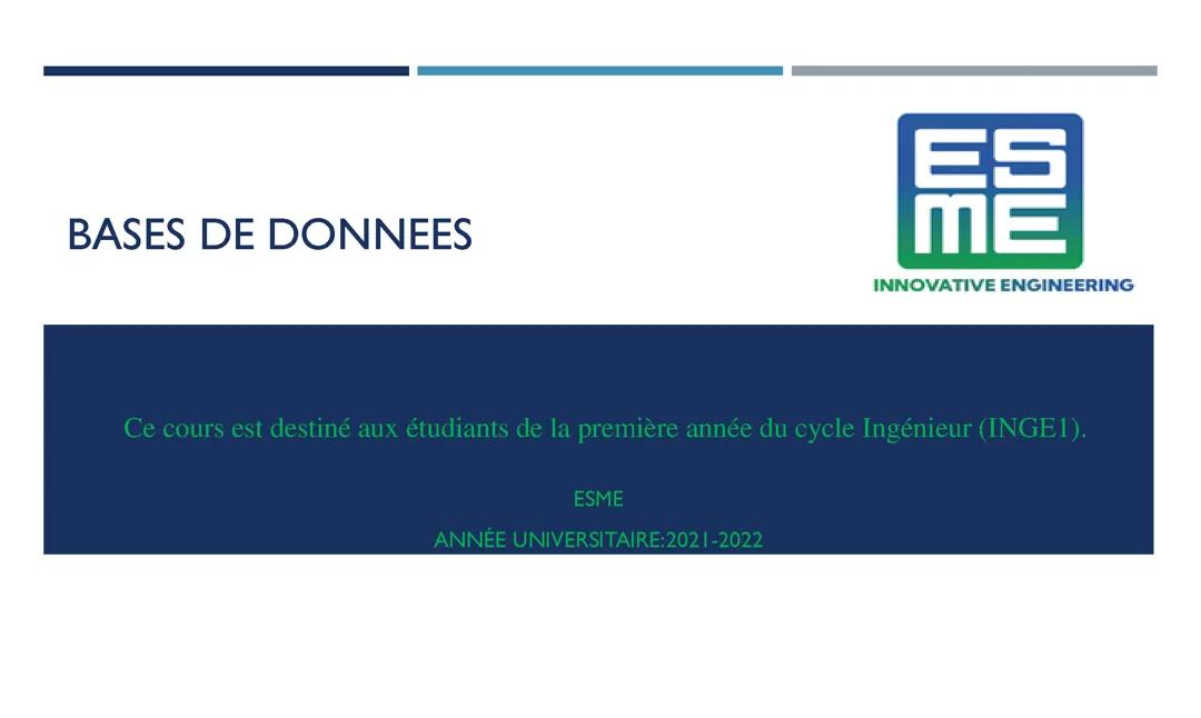 Base de données