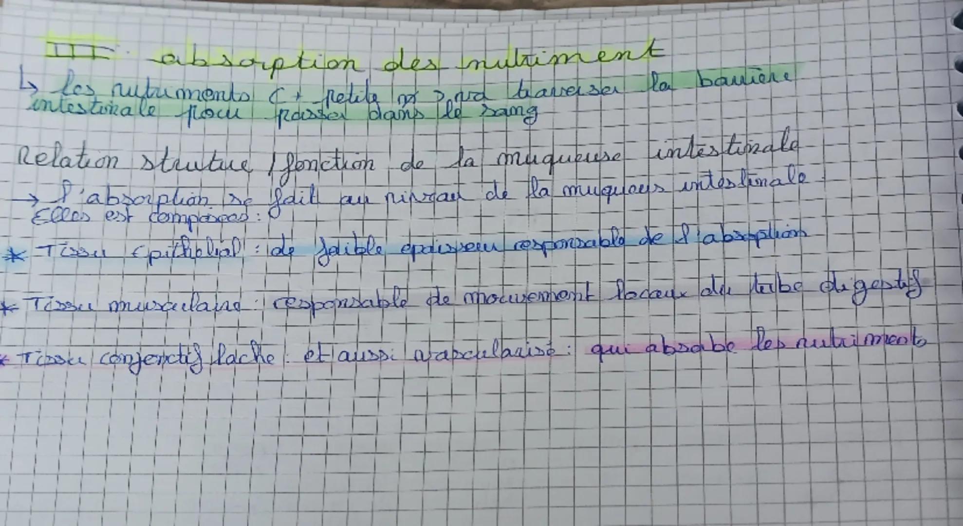 # la digestivan
le phenomene de transformation, des aliments en
mutumonts plus simple, lest nutu monts, que vont passer
du tube digestif au