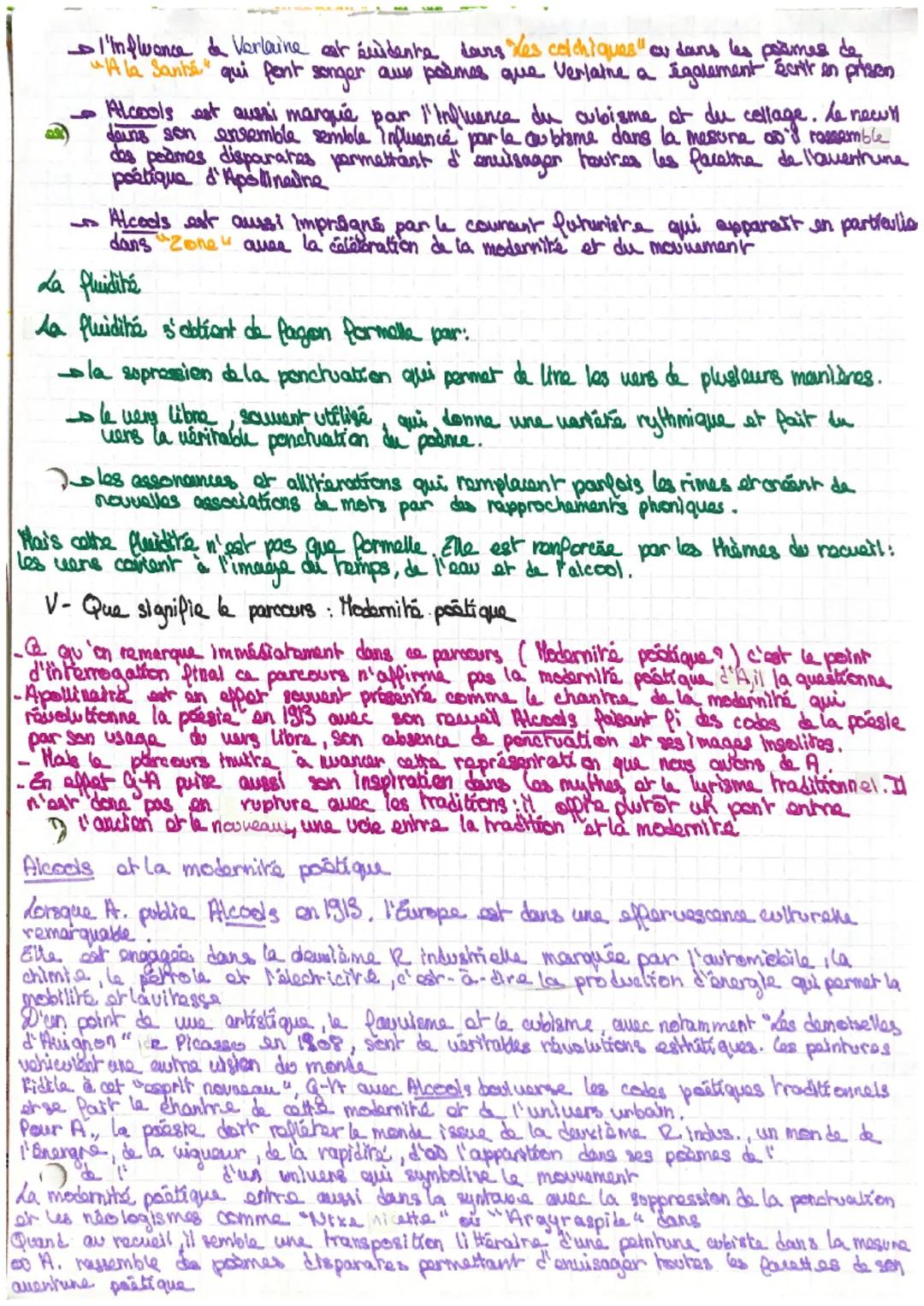 BAC Fr 2023
Alcools - Guillaume Apollinaire
I de contexte du recueil Alcools
Lorsqua Apollinaine publie Alcools en 1913, la France est da