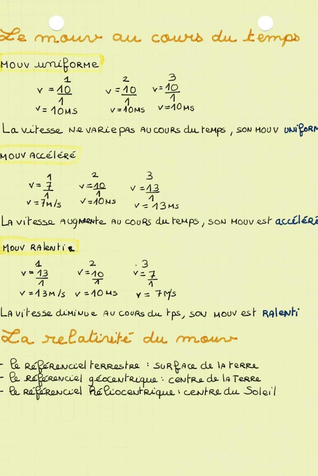 # physique CRAPS
Le mouvement d'un objşe définit
La trajectoire
PAR SA TRAj et sa vi resa
La trajectoire d'un objt est la ligne décrite p