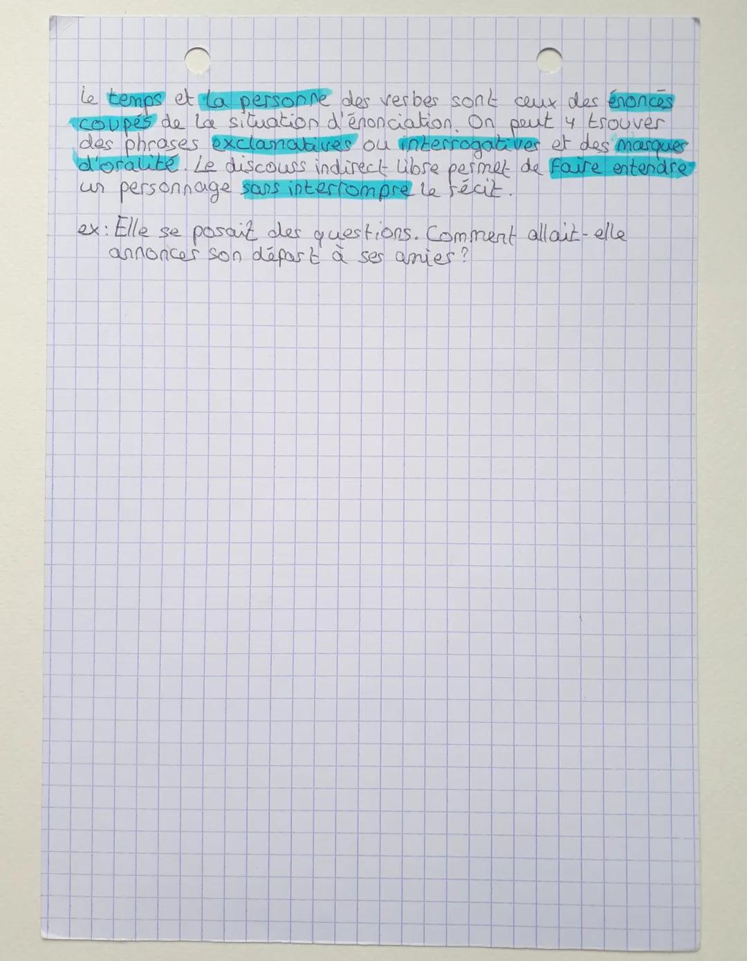 # PAROLES
RAPPORTÉES
Discours directe
Les personnages parlent et leurs paroles sont rapportées
sans modification. Les paroles sont précédé