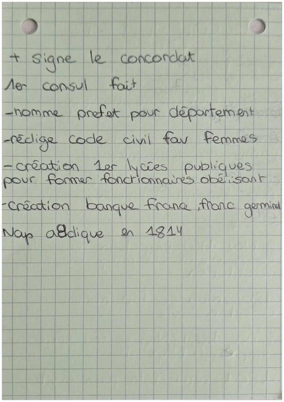 Histoire
OLE CONSULATET
L'EMPIRE:
definition (s)
10
Coup d'Etat: prise du pouvoir
dans un état utilisant la force
Grande armé. nom donné à
I