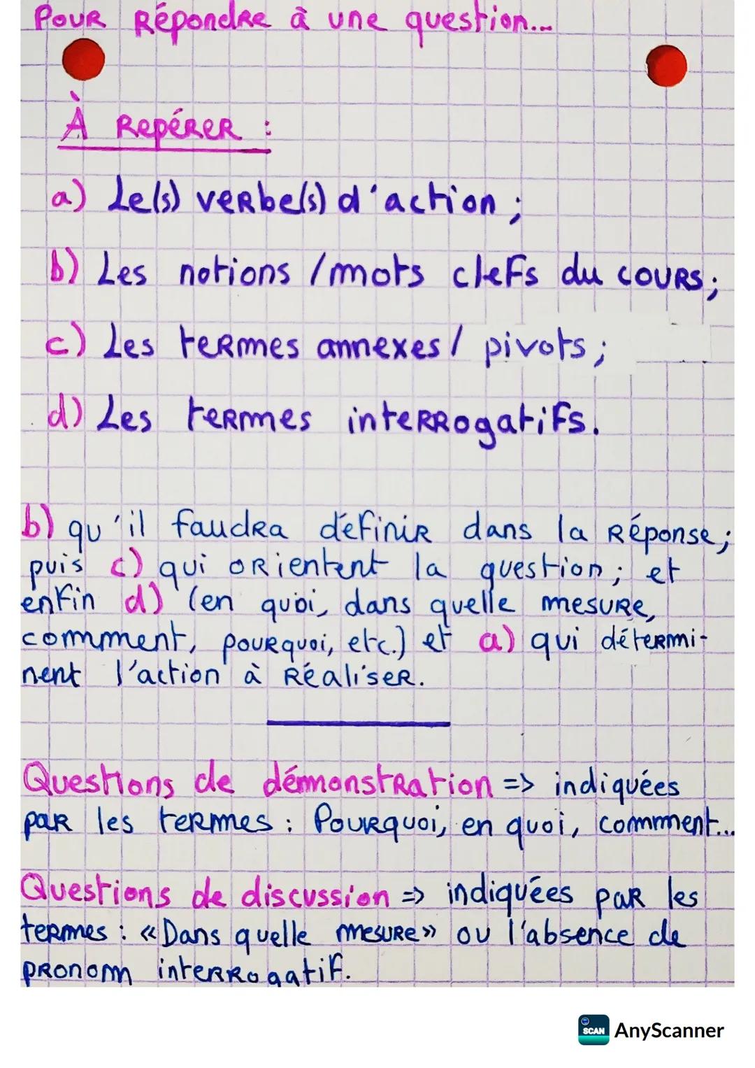 Méthode
A.E.I
ArgumenteR POUR...
défendre;
-Répondre à une question.
-
L'affirmation: c'est l'idée, l'affirma
qui permet de Répondre à la qu