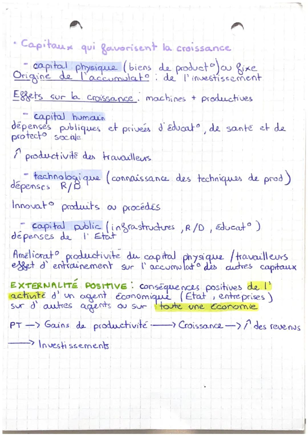 CHAP 1: Quels sont
les sources et les défis de la
craissance économiquez!
Qu'est-ce que la croissance éco et comment la
?
mesurer
A. Que mes
