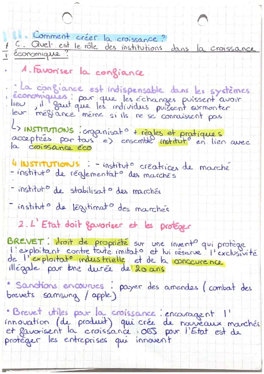 CHAP 1: Quels sont
les sources et les défis de la
craissance économiquez!
Qu'est-ce que la croissance éco et comment la
?
mesurer
A. Que mes