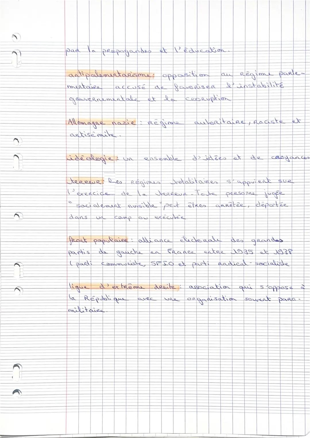 Programme
3
Histoire: Piche de révision
Theme : L'Europe, un theatre majeur des
gueree Jotales (1914-1945)
Chapitre 2
du pregramme Chapitr