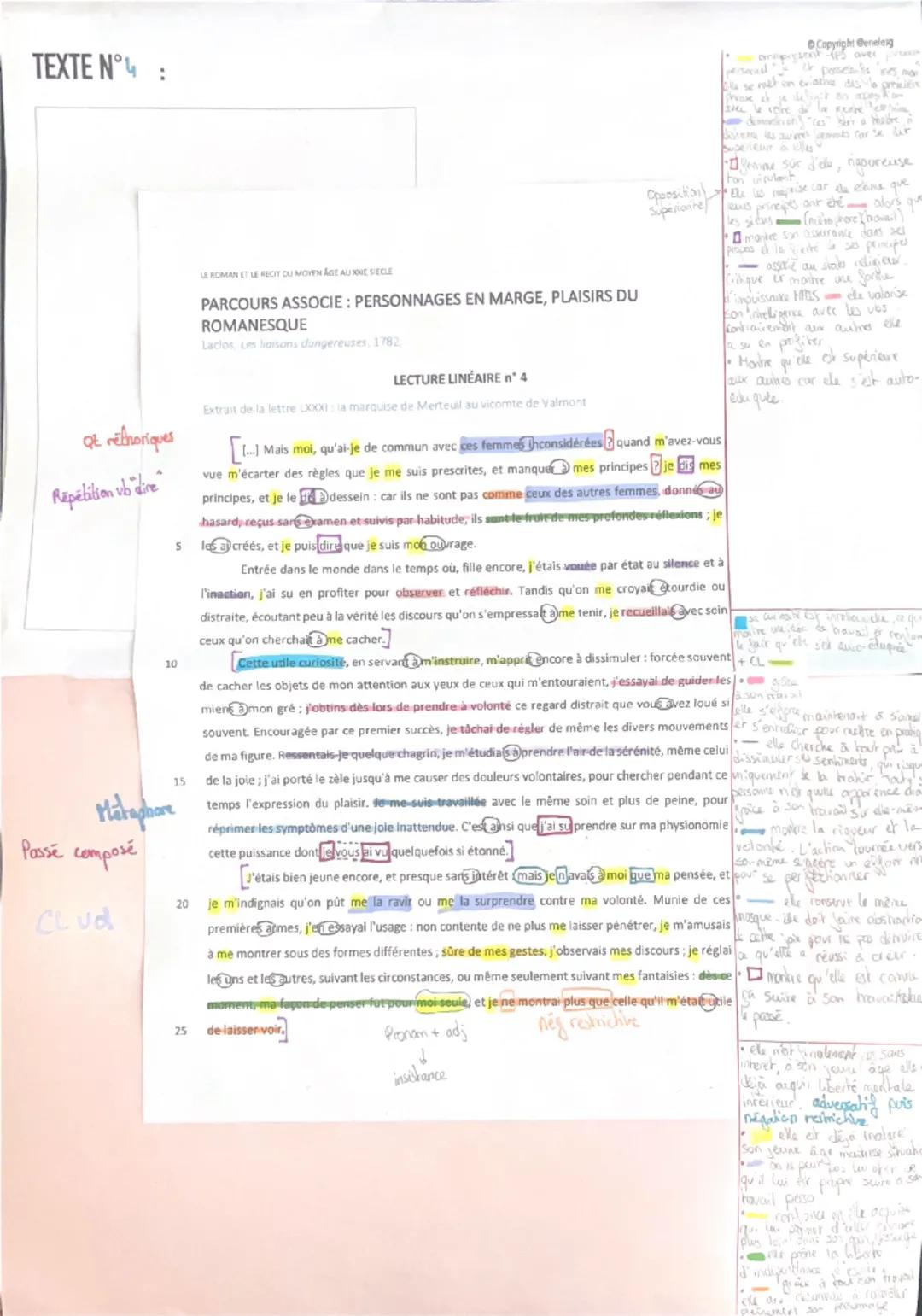 INTRODUCTION (1 min 30 max.)
Copyright @enelesg
Carte d'identité de l'œuvre
Les Liaisons dangereuses (175 letres)
Titre: la marquise de Mert