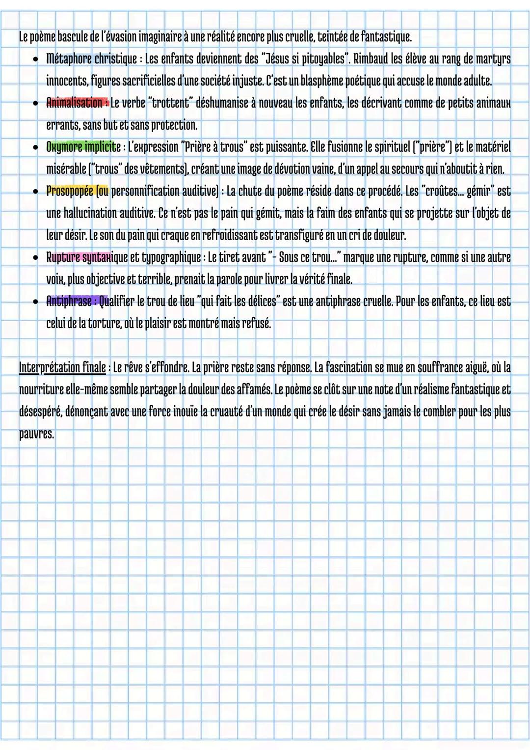 # Les effarés
# Arthur Rimbaud
Ce poème, véritable tableau vivant, utilise une richesse de procédés pour dépeindre la misère enfantine fac