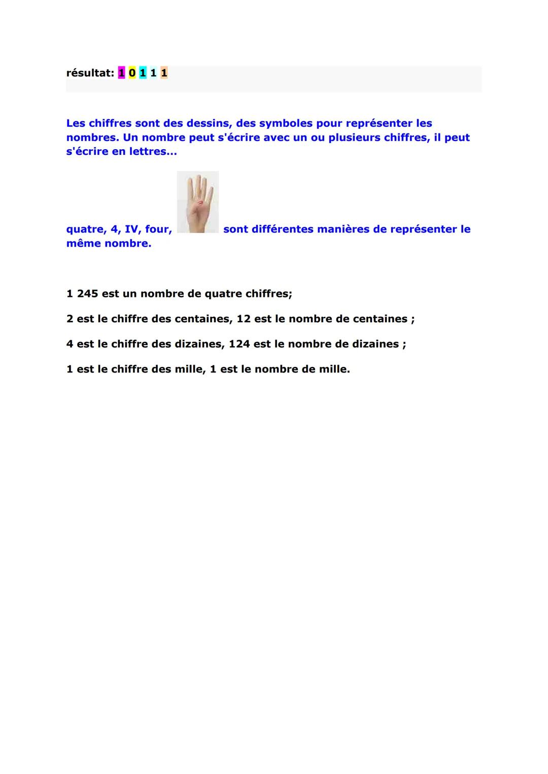 # Bases - cours sur l'arithmetique
1 Le zéro et la numération décimale
a) Le zéro (absence, vide) était une notion difficilement acceptabl