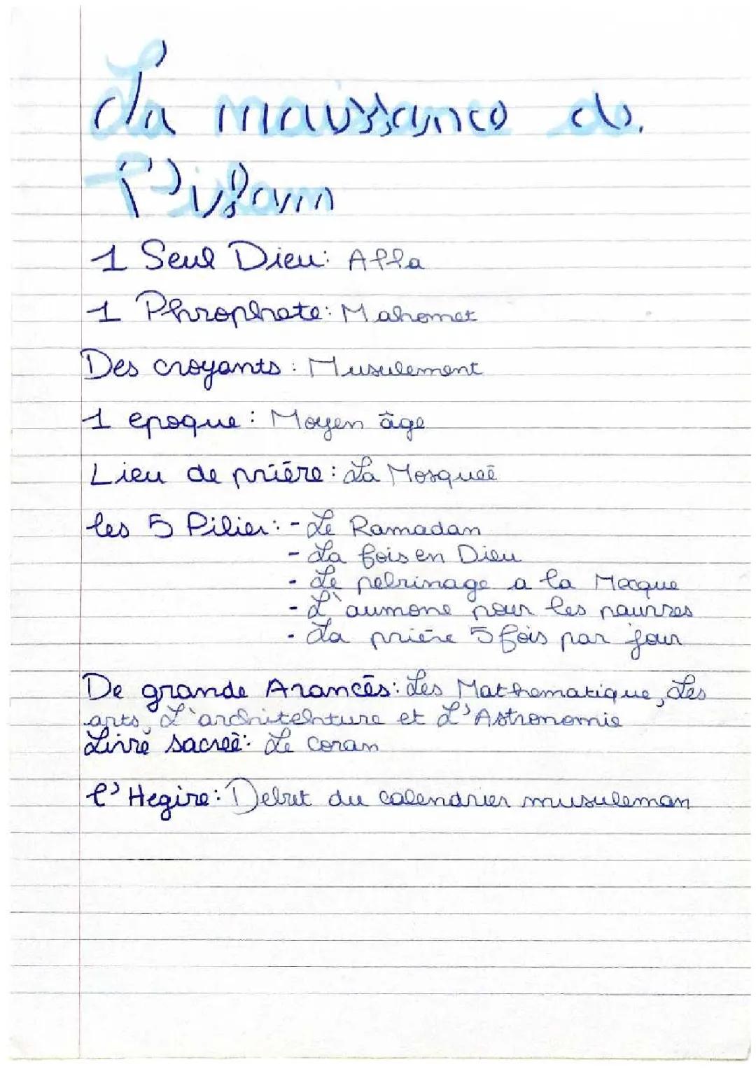 la naissance de l’islam