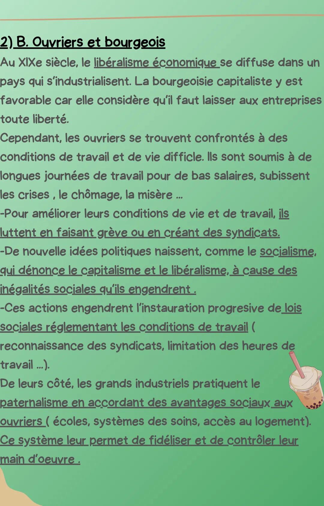 La révolution indusstrielle:
Définitions:
-Invention: Mise au point d'un produit ou
d'un procédé qui améliore les productions.
-Filage: M