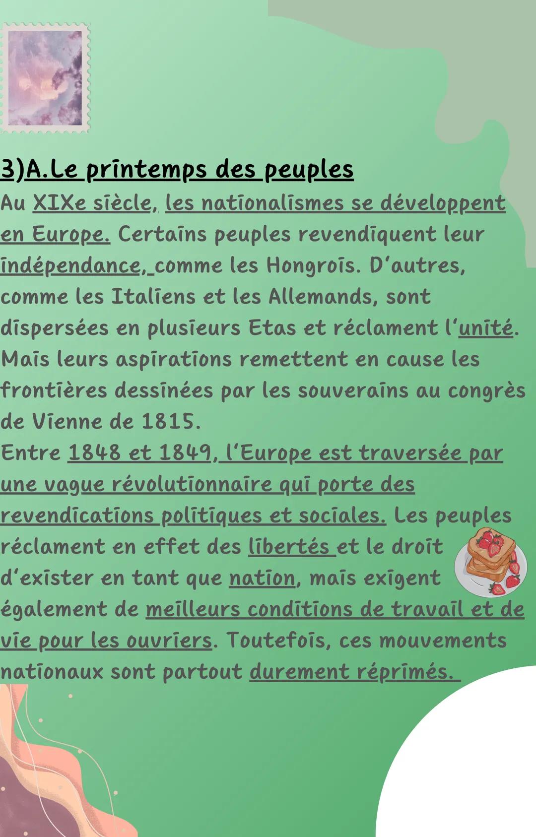 La révolution indusstrielle:
Définitions:
-Invention: Mise au point d'un produit ou
d'un procédé qui améliore les productions.
-Filage: M