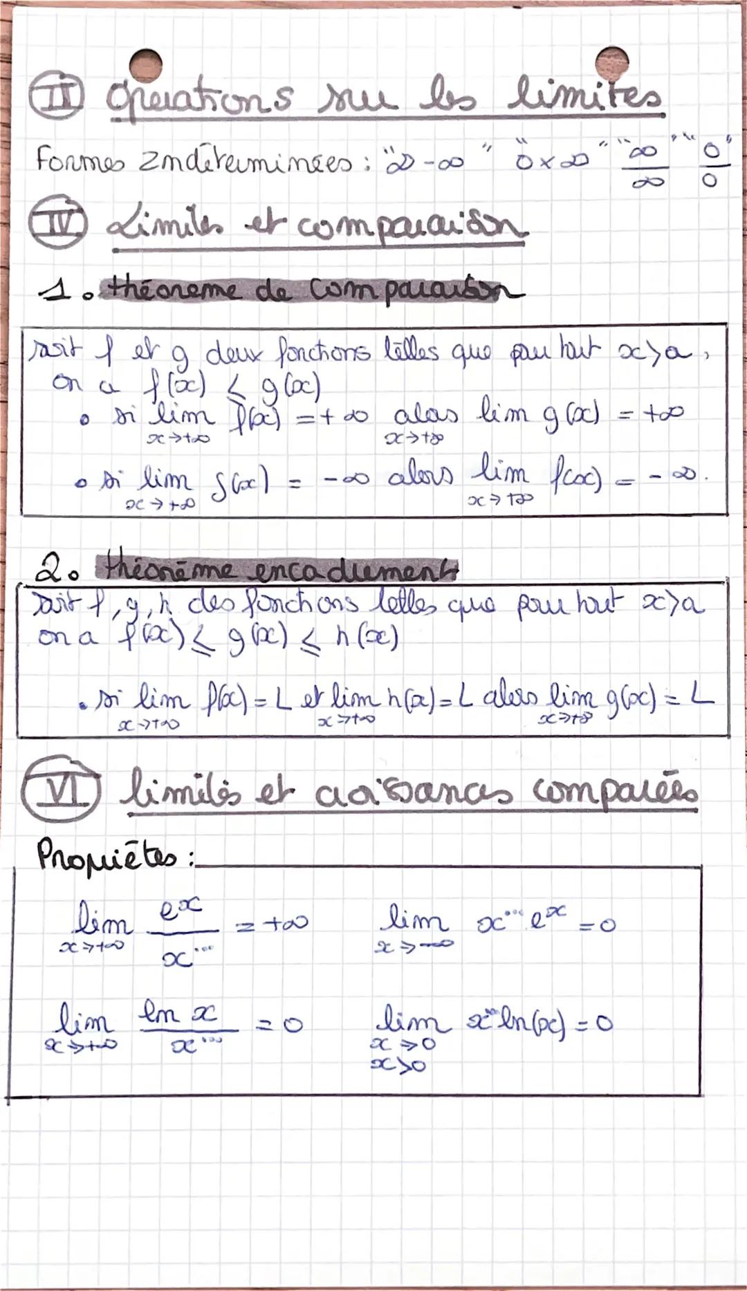 Limites
Daimite d'une fonctiom a l'infimi
to limite finie à l'infini
La droite d'équation 4 = L est asymptote
horizontale à la coube Cp en ±