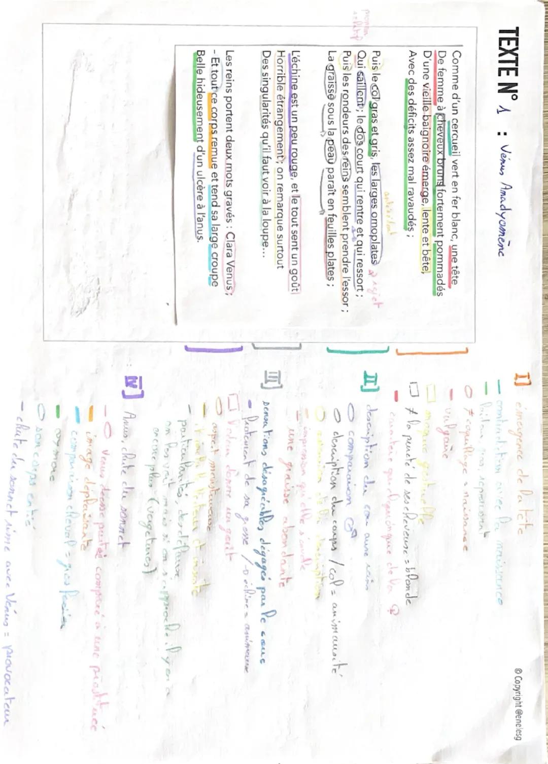 --- OCR Start ---
INTRODUCTION (1 min 30 max.)
Carte d'identité de l'œuvre
Titre: Venus Anadyomone
Auteur: Arthur Rimbaud
Date: 4870
Genre l