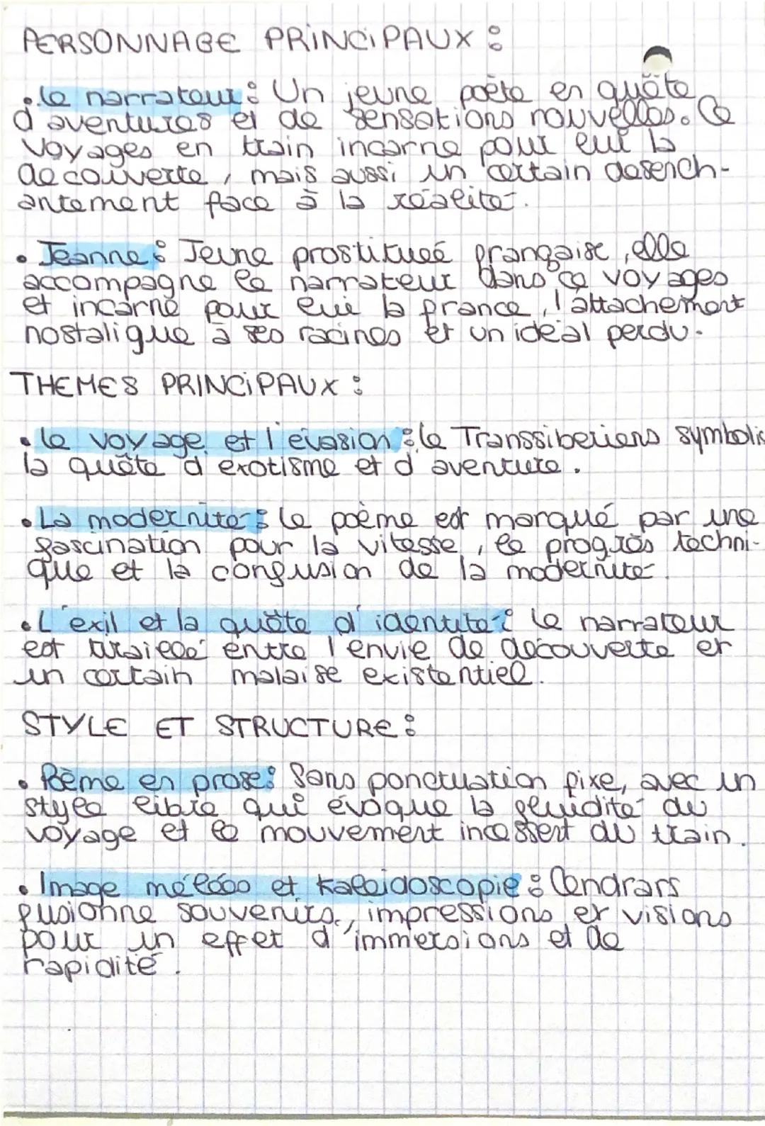 # LA PROSE DU TRANSSI-
ERIEN ET TAPETITE
JEDINE DE FRANCE
Auteur: Blaise Cendras
Annee: 1913
Genre: Poème en prose,
modernise
Blaise Cendr