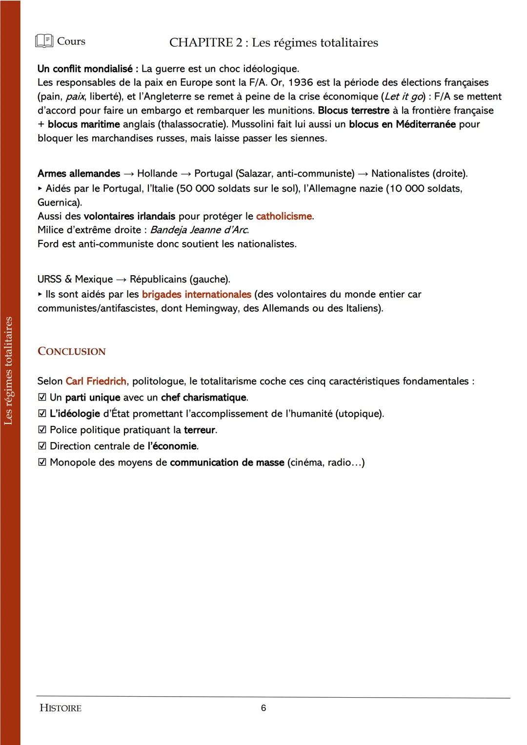 # Cours
CHAPITRE 2: Les régimes totalitaires
INTRODUCTION
Définitions
RÉGIME: Mode de fonctionnement (< organisation politique, économiq