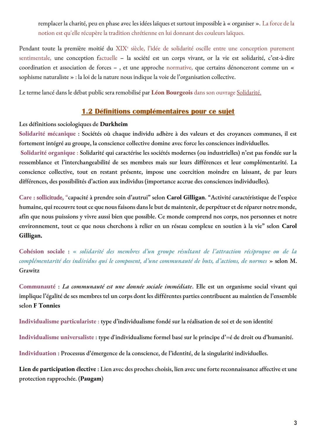 --- OCR Start ---
MANUEL DE QUESTIONS CONTEMPORAINES
SOLIDARITÉS
SOMMAIRE
I. DÉFINITION DE LA SOLIDARITÉ
1
II. HISTOIRE DE LA NOTION DE SOLI