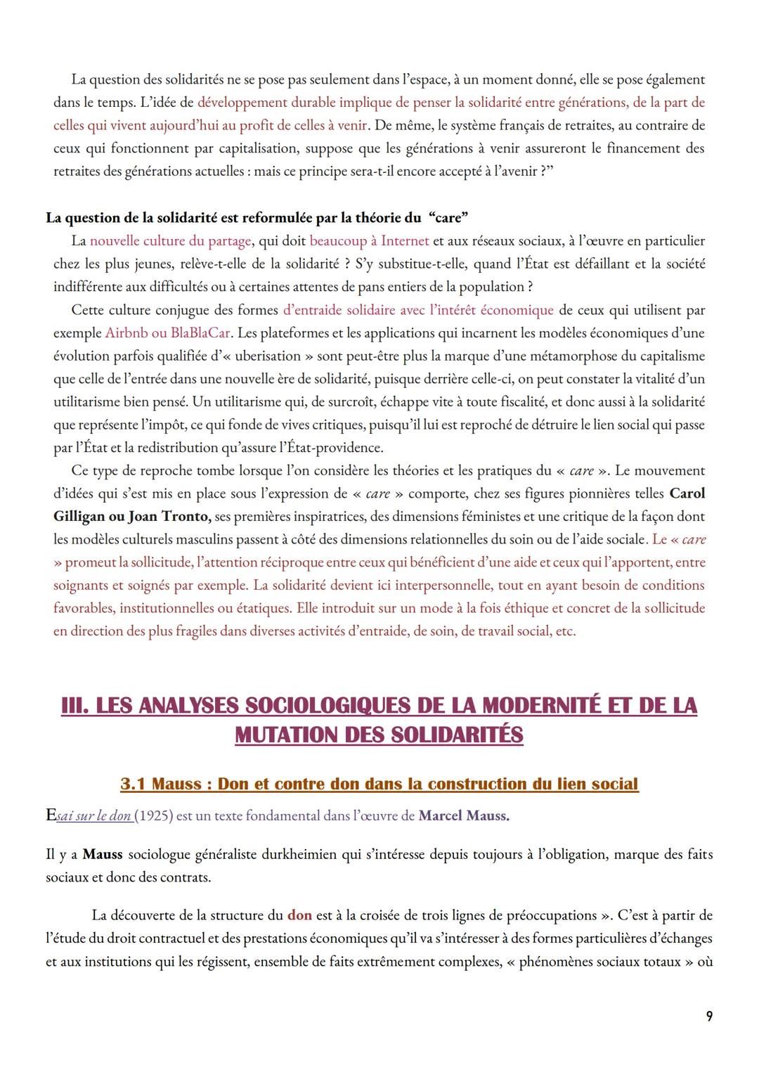 --- OCR Start ---
MANUEL DE QUESTIONS CONTEMPORAINES
SOLIDARITÉS
SOMMAIRE
I. DÉFINITION DE LA SOLIDARITÉ
1
II. HISTOIRE DE LA NOTION DE SOLI