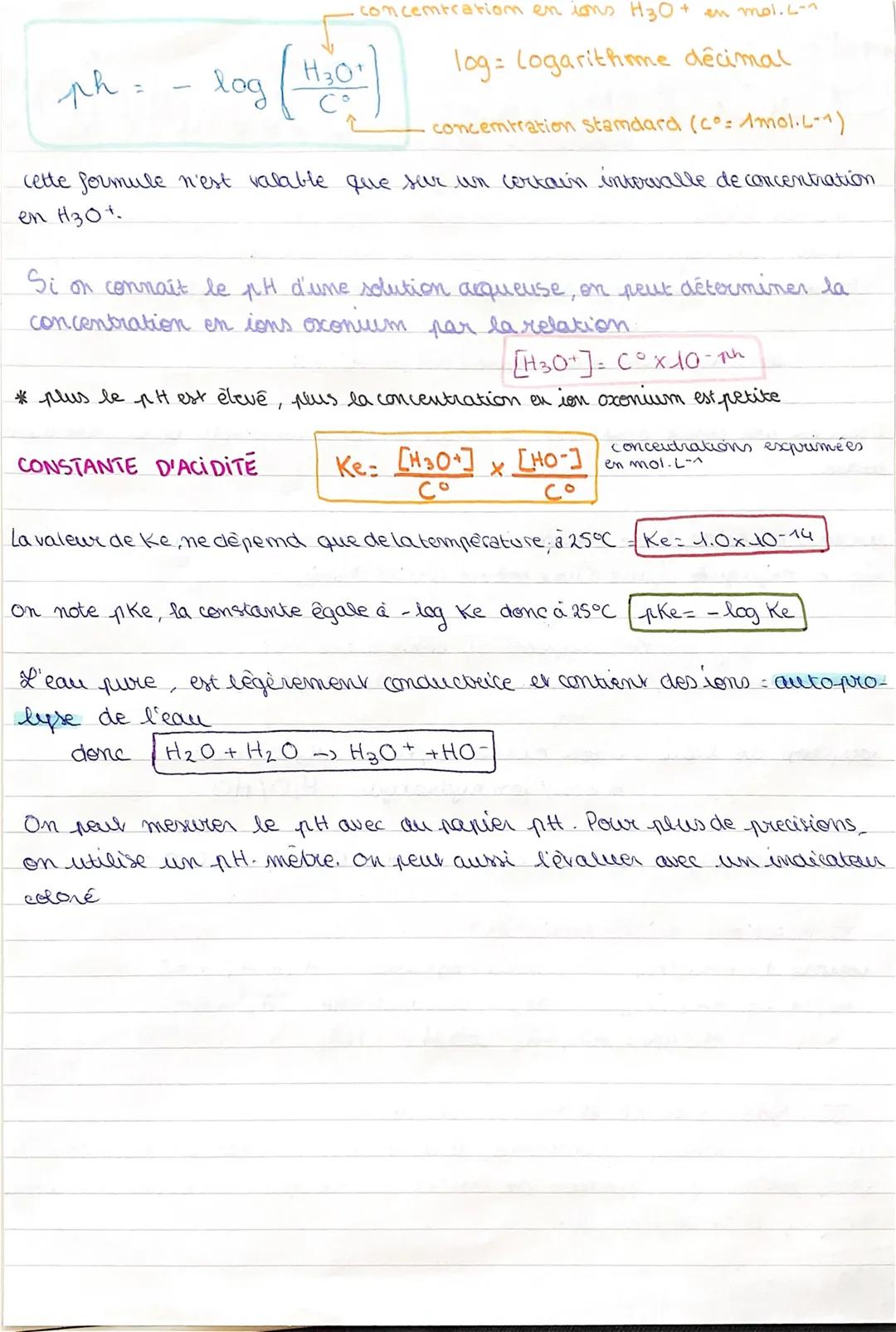 LES TRANSFORMATION
* acido-basiques &
$
I. Les acides. et les bases
dans la the oue de Bronsted
Acide une espèce chimique capable de cèder u