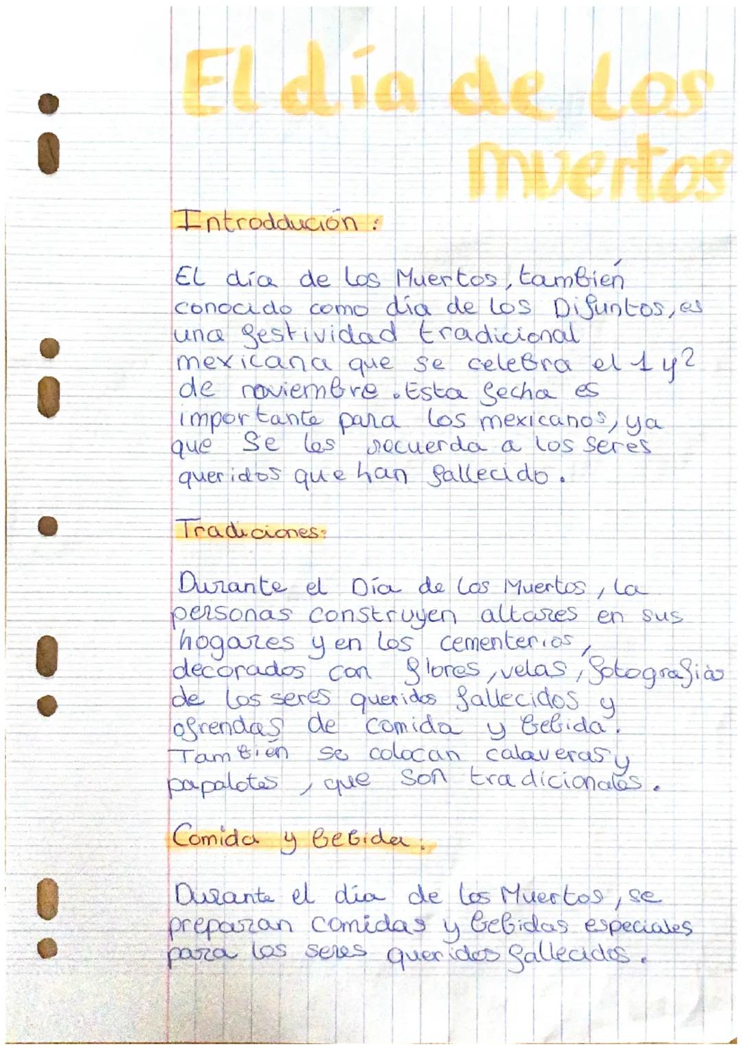 El dia de los muertos