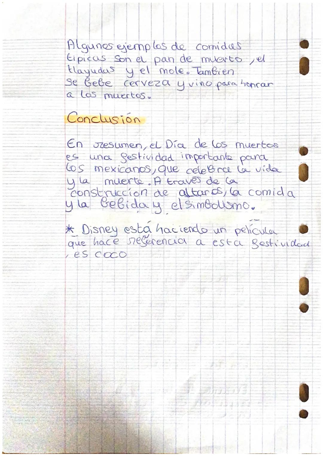 i
# El día de Los
# muertos
Introddución:
El día de los Muertos, también
conocido como día de los Disuntos, es
una gestividad tradicional