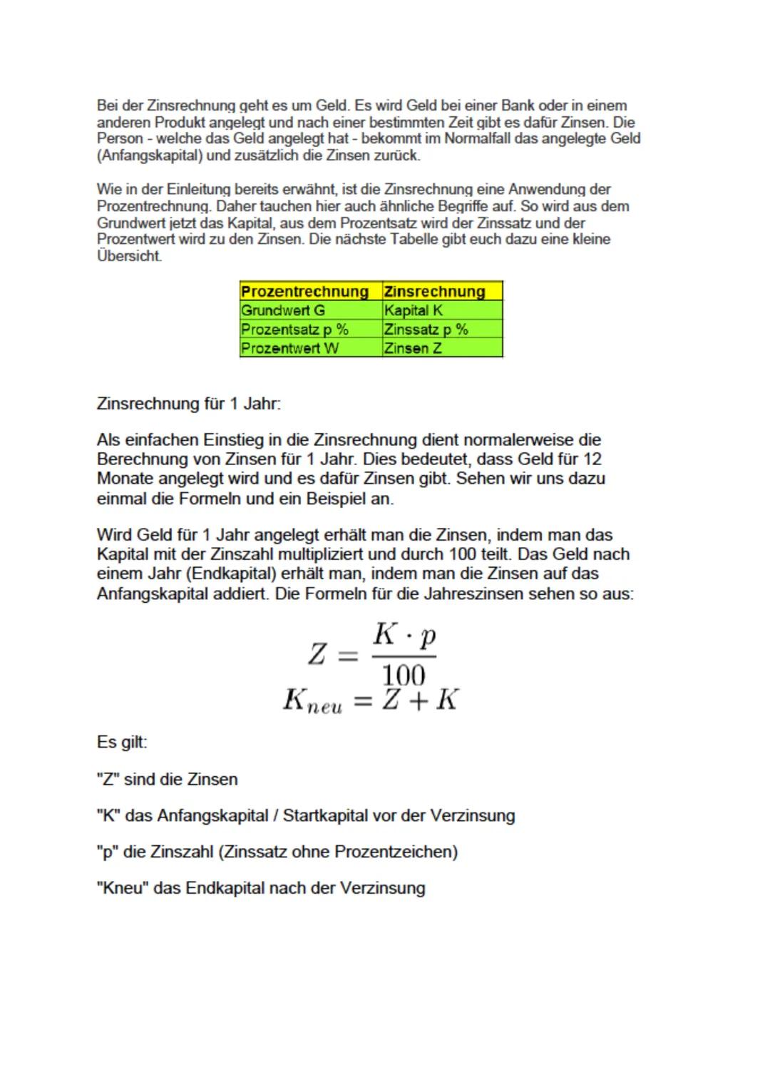 # 9. Klasse - Prozent- und Zinsrechnen
Zusammenfassung
Prozentrechnung Grundlagen
Beginnen wir mit den Grundlagen der Prozentrechnung. Jed