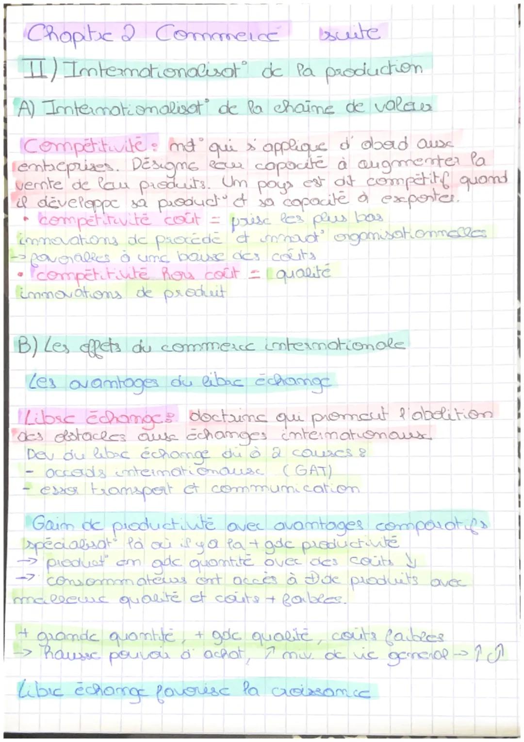 SES Chapitre 2 le commerce intermat
Commerce internationale: ensemble des
Echanges de liens et de services entre les pays.
Imbo
La progressi