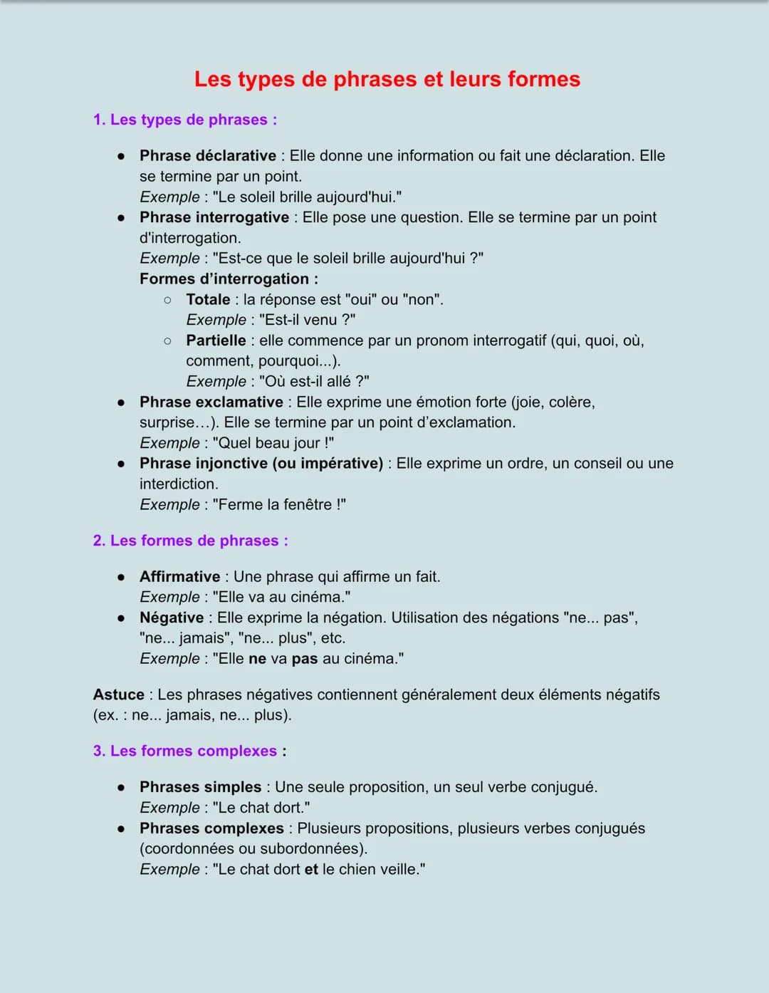 Explication Simple Les Types Et Formes De Phrases Fran ais Knowunity explication-simple-les-types-et-formes-de-phrases-fran-ais-knowunity
