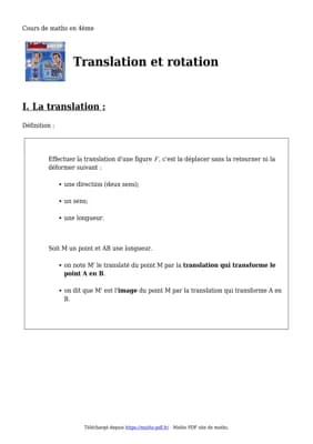Explication simple: Transformation Géométrique 3ème: Symétrie ...